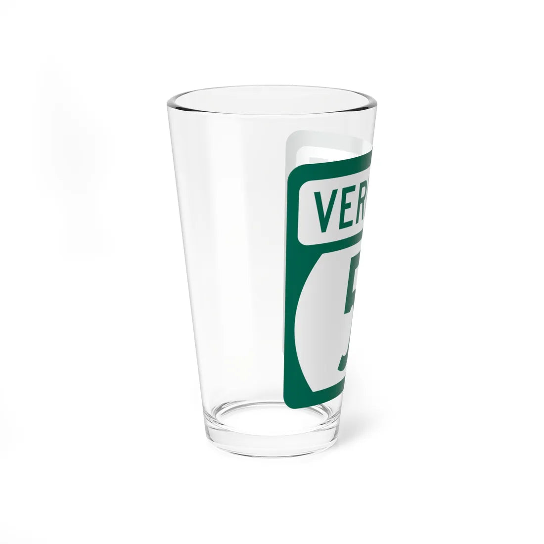 Vermont 5A (Vermont) (Road Sign) Pint Glss 16oz - Go Mug Yourself