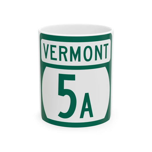 Vermont 5A (Vermont) (Road Sign) White Coffee Mug 11oz - Go Mug Yourself