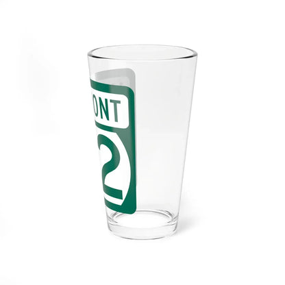 Vermont 62 (Vermont) (Road Sign) Pint Glass 16oz - Go Mug Yourself