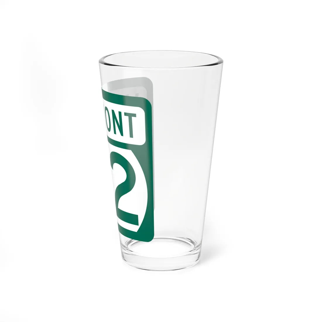 Vermont 62 (Vermont) (Road Sign) Pint Glss 16oz - Go Mug Yourself