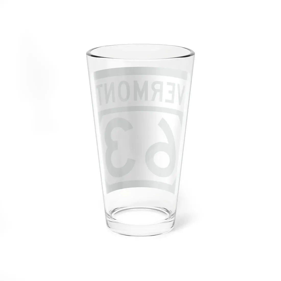 Vermont 63 (Vermont) (Road Sign) Pint Glass 16oz - Go Mug Yourself