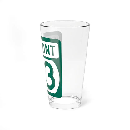 Vermont 63 (Vermont) (Road Sign) Pint Glass 16oz - Go Mug Yourself