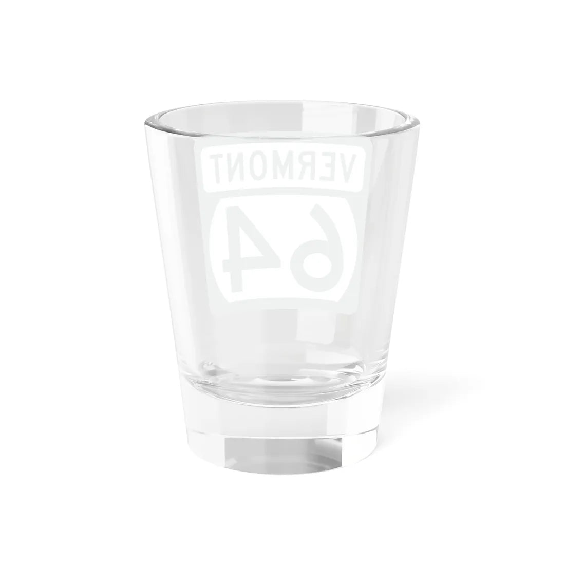Vermont 64 (Vermont) (Road Sign) Shot Glass 1.5oz - Go Mug Yourself