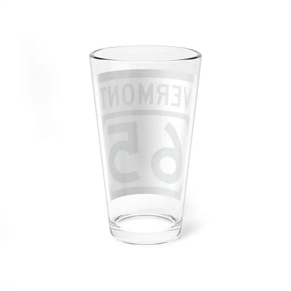 Vermont 65 (Vermont) (Road Sign) Pint Glass 16oz - Go Mug Yourself