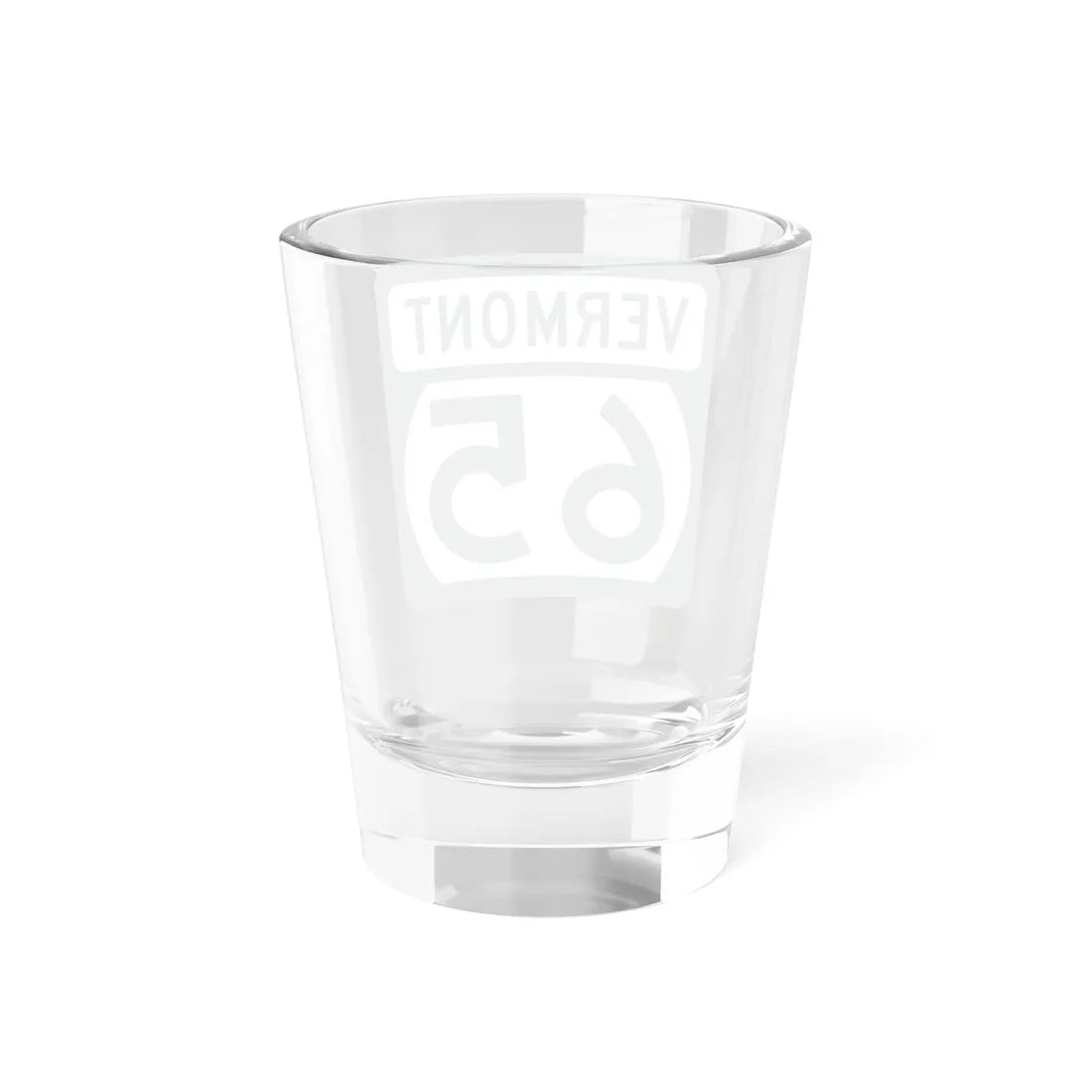 Vermont 65 (Vermont) (Road Sign) Shot Glass 1.5oz - Go Mug Yourself