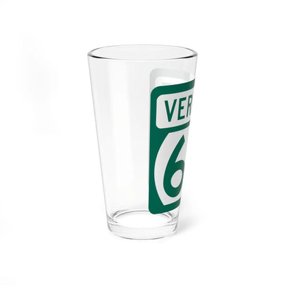 Vermont 66 (Vermont) (Road Sign) Pint Glss 16oz - Go Mug Yourself