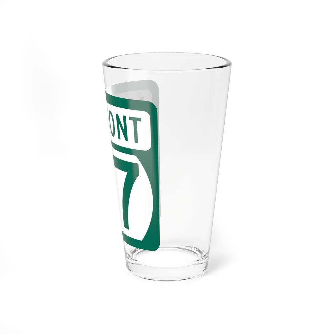 Vermont 67 (Vermont) (Road Sign) Pint Glss 16oz - Go Mug Yourself