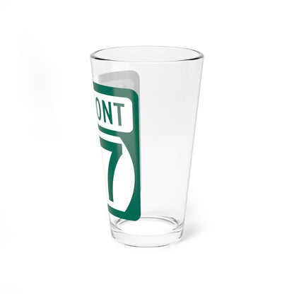 Vermont 67 (Vermont) (Road Sign) Pint Glss 16oz - Go Mug Yourself