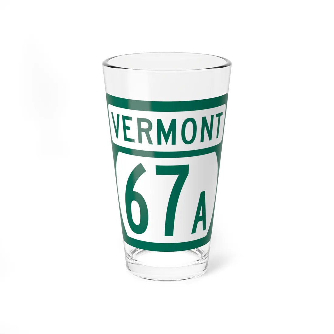Vermont 67A (Vermont) (Road Sign) Pint Glss 16oz 16oz - Go Mug Yourself