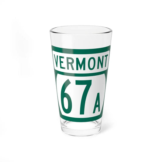 Vermont 67A (Vermont) (Road Sign) Pint Glss 16oz 16oz - Go Mug Yourself