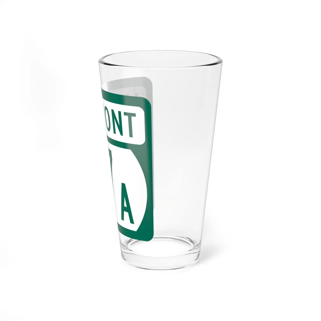 Vermont 67A (Vermont) (Road Sign) Pint Glss 16oz - Go Mug Yourself