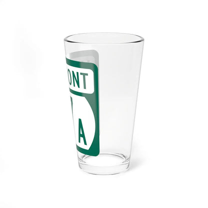 Vermont 67A (Vermont) (Road Sign) Pint Glss 16oz - Go Mug Yourself