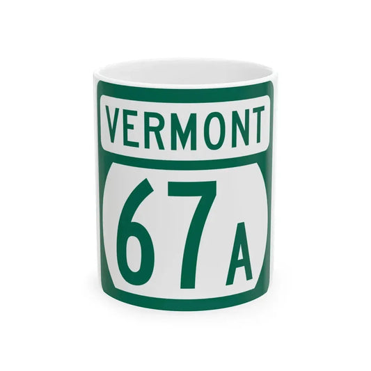Vermont 67A (Vermont) (Road Sign) White Coffee Mug 11oz - Go Mug Yourself