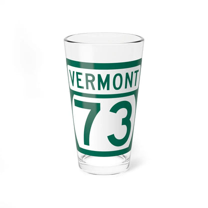 Vermont 73 (Vermont) (Road Sign) Pint Glss 16oz 16oz - Go Mug Yourself