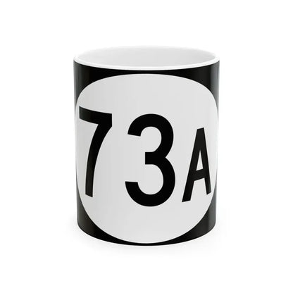 Vermont 73A (Vermont) (Road Sign) White Coffee Mug 11oz - Go Mug Yourself