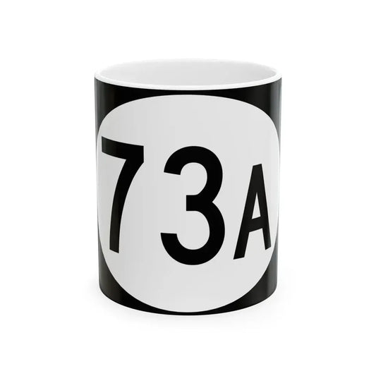 Vermont 73A (Vermont) (Road Sign) White Coffee Mug 11oz - Go Mug Yourself