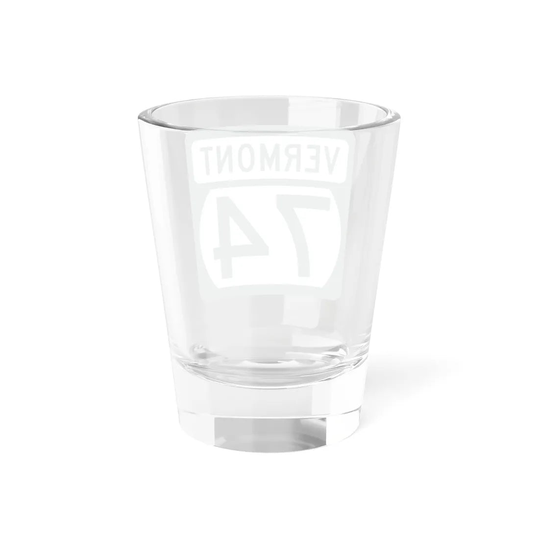 Vermont 74 (Vermont) (Road Sign) Shot Glass 1.5oz - Go Mug Yourself