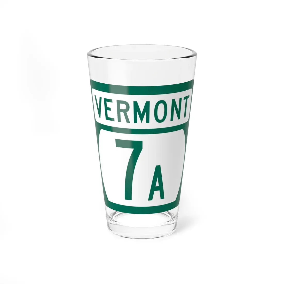 Vermont 7A (Vermont) (Road Sign) Pint Glass 16oz 16oz - Go Mug Yourself