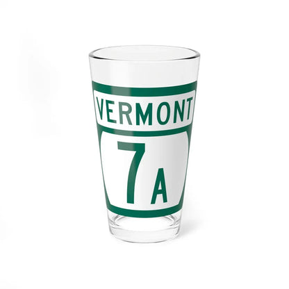 Vermont 7A (Vermont) (Road Sign) Pint Glass 16oz 16oz - Go Mug Yourself