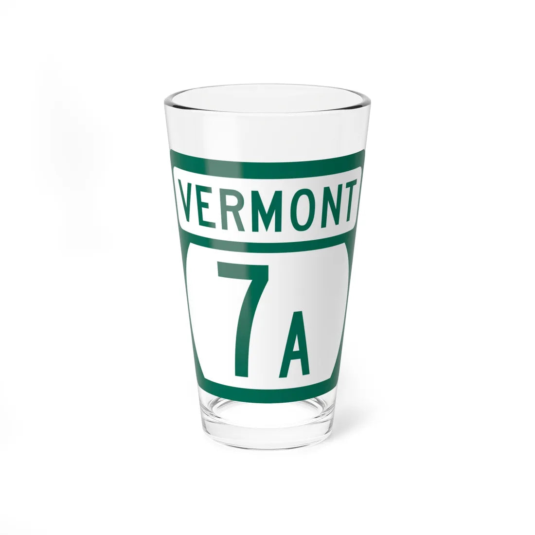 Vermont 7A (Vermont) (Road Sign) Pint Glss 16oz 16oz - Go Mug Yourself