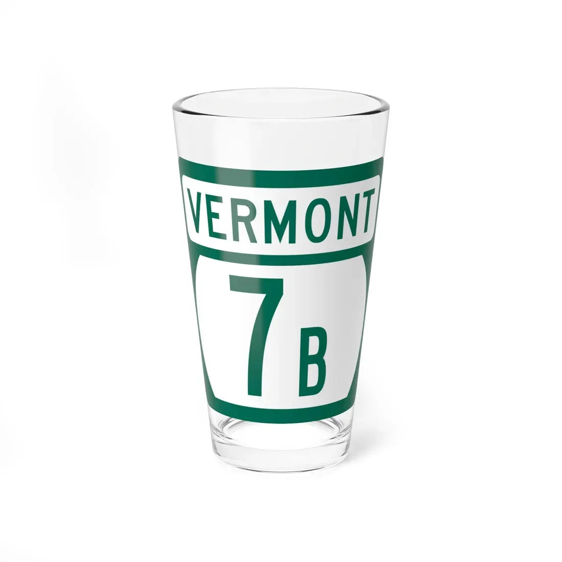 Vermont 7B (Vermont) (Road Sign) Pint Glass 16oz 16oz - Go Mug Yourself