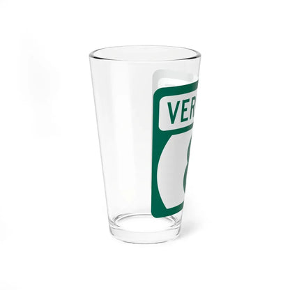 Vermont 8 (Vermont) (Road Sign) Pint Glass 16oz - Go Mug Yourself