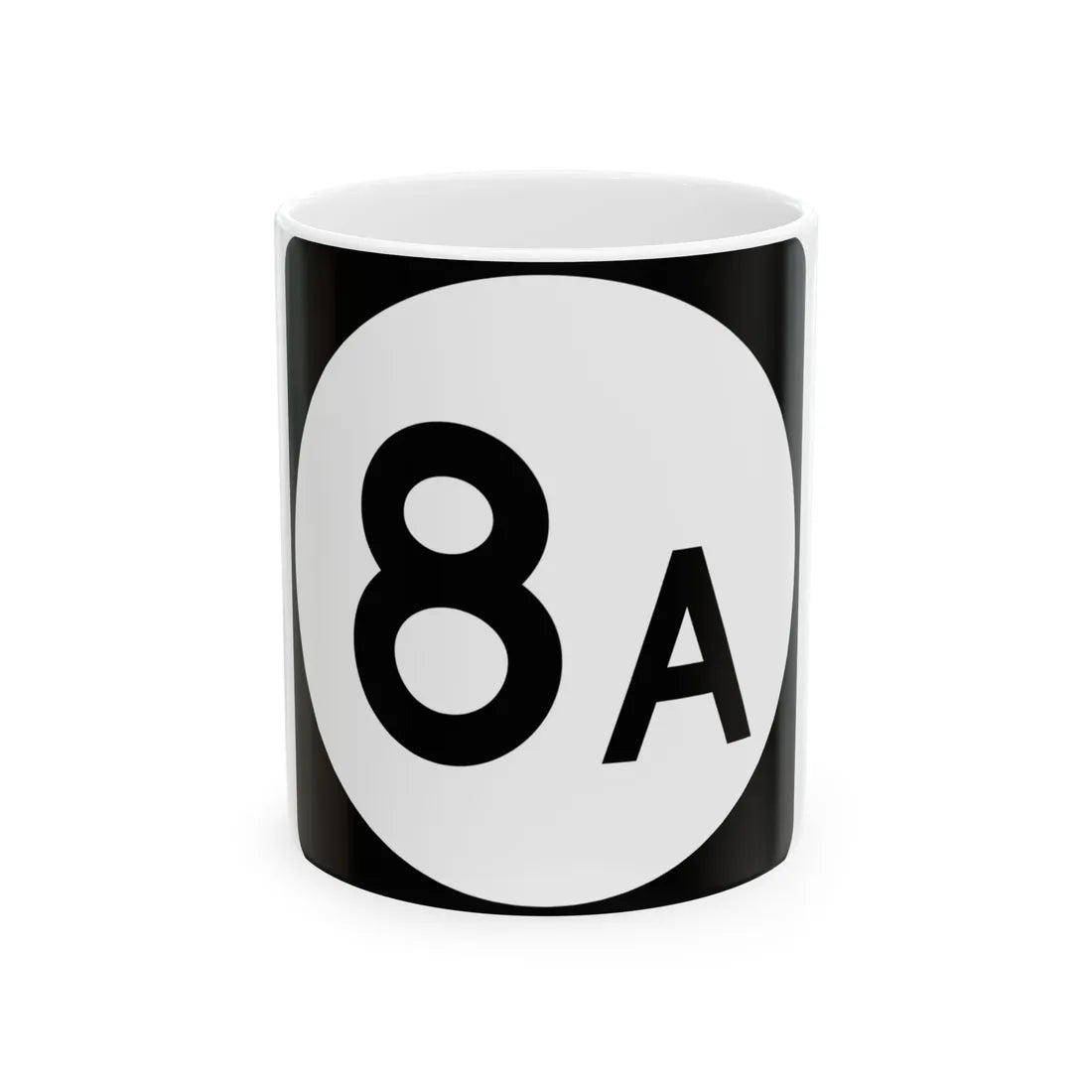 Vermont 8A town (Vermont) (Road Sign) White Coffee Mug 11oz - Go Mug Yourself