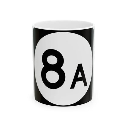 Vermont 8A town (Vermont) (Road Sign) White Coffee Mug 11oz - Go Mug Yourself