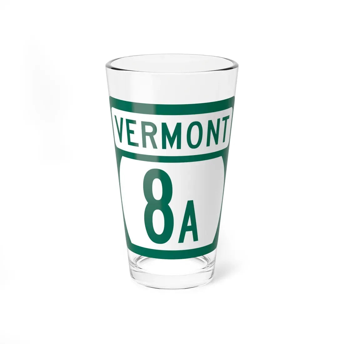 Vermont 8A (Vermont) (Road Sign) Pint Glass 16oz 16oz - Go Mug Yourself