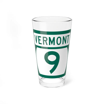 Vermont 9 (Vermont) (Road Sign) Pint Glss 16oz 16oz - Go Mug Yourself