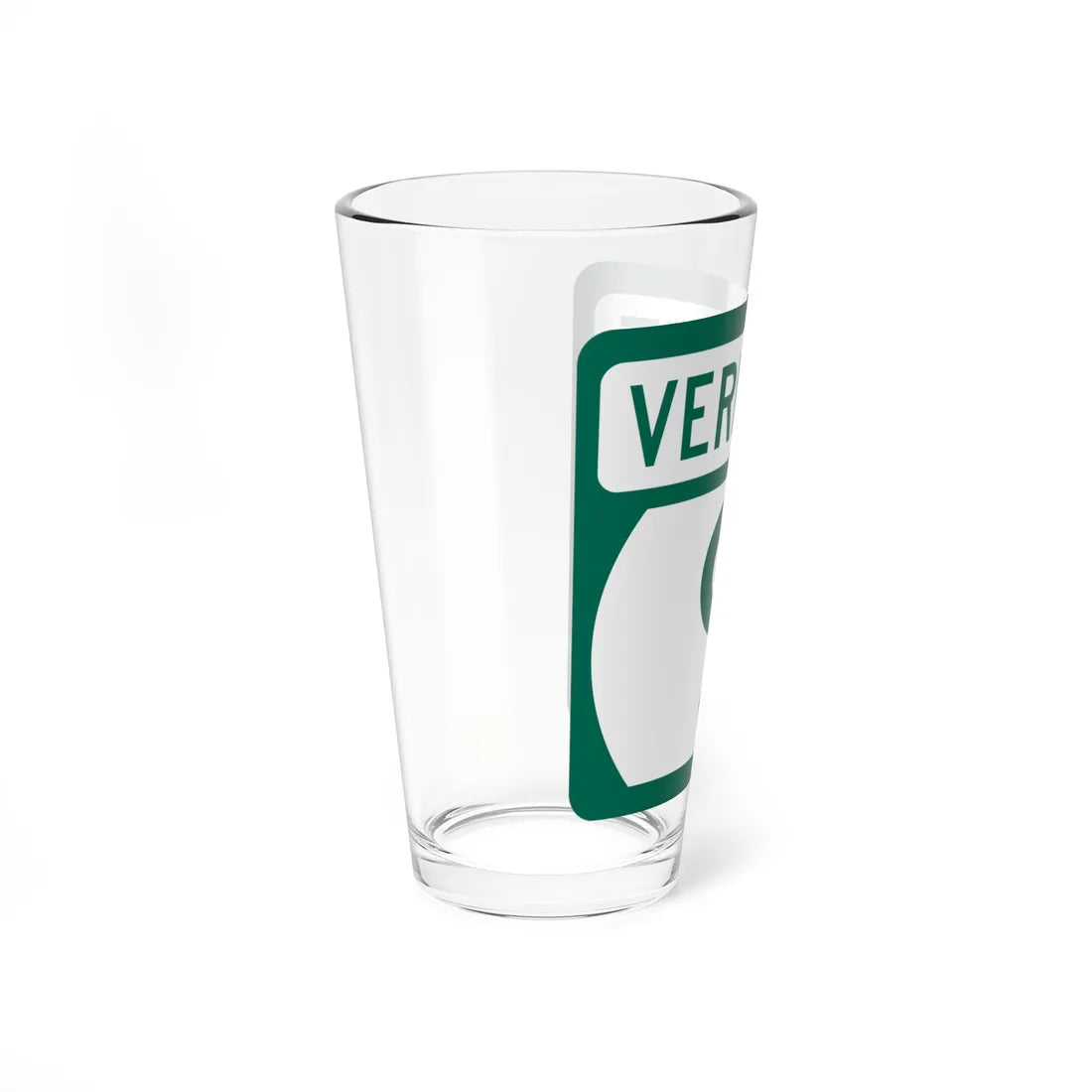 Vermont 9 (Vermont) (Road Sign) Pint Glss 16oz - Go Mug Yourself