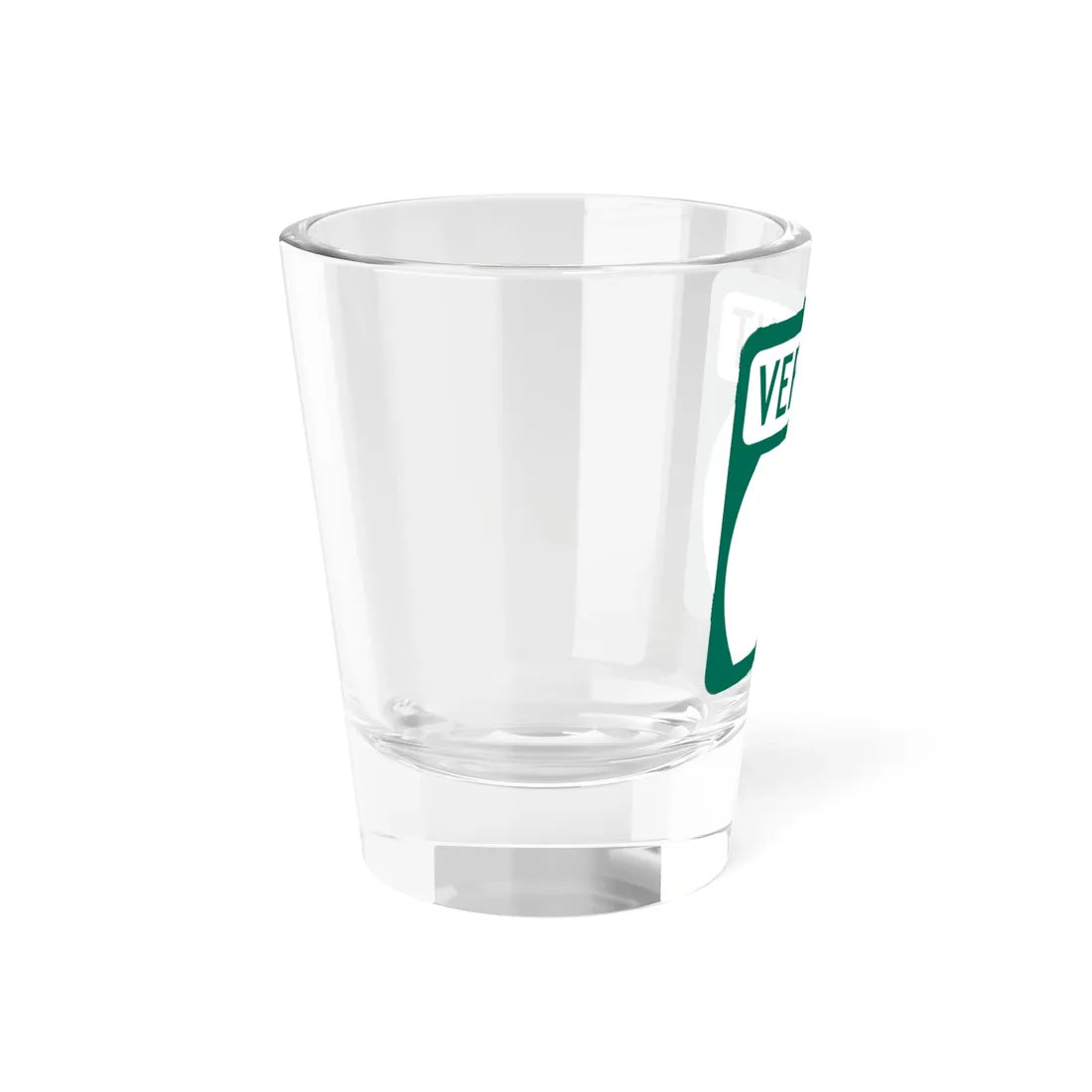 Vermont blank (Vermont) (Road Sign) Shot Glass 1.5oz - Go Mug Yourself