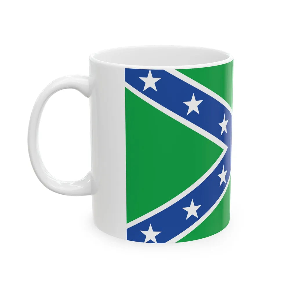 Vermont Rebel Flag (United States) White Coffee Mug - Go Mug Yourself