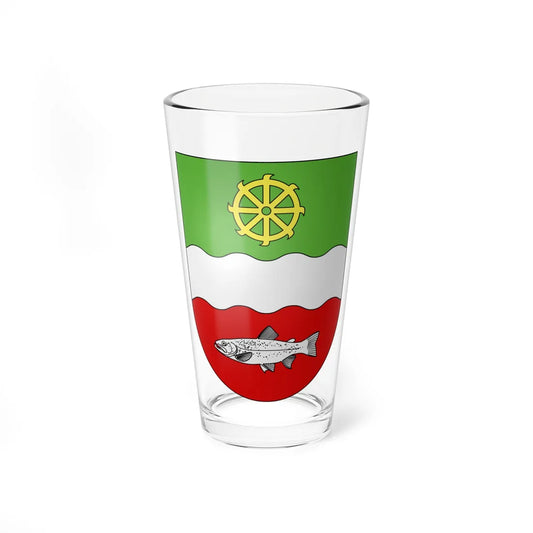 Vernier-coat of arms (Switzerland) (Coat of Arms) Pint Glass 16oz 16oz - Go Mug Yourself