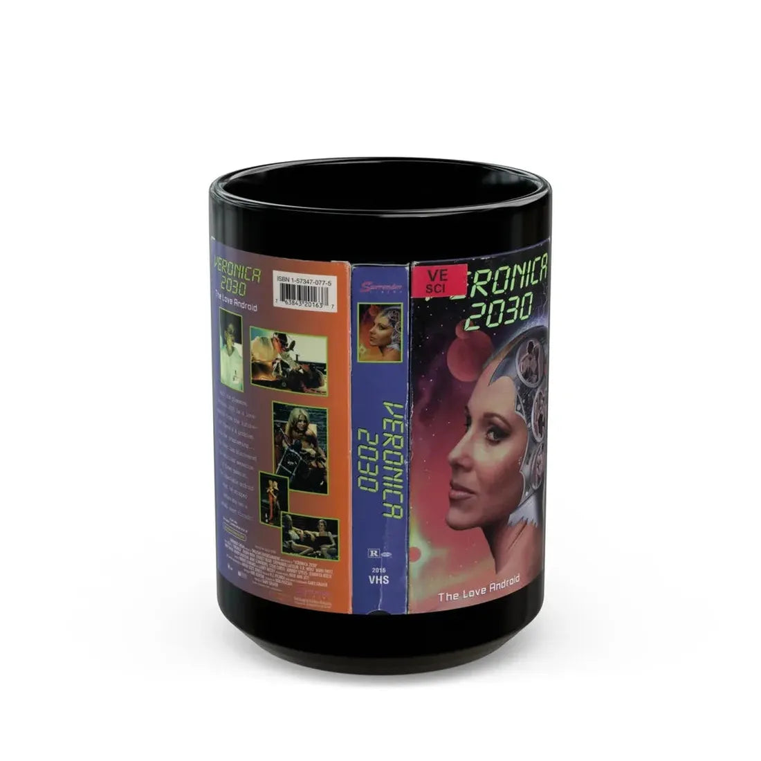 VERONICA 2030 (VHS COVER) - Black Coffee Mug 15oz - Go Mug Yourself
