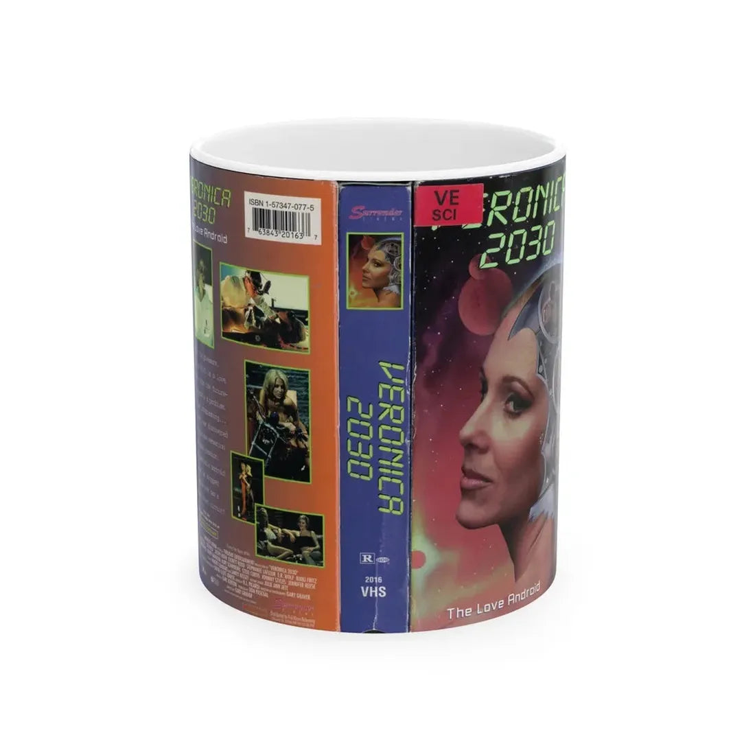 VERONICA 2030 (VHS COVER) - White Coffee Mug 11oz - Go Mug Yourself