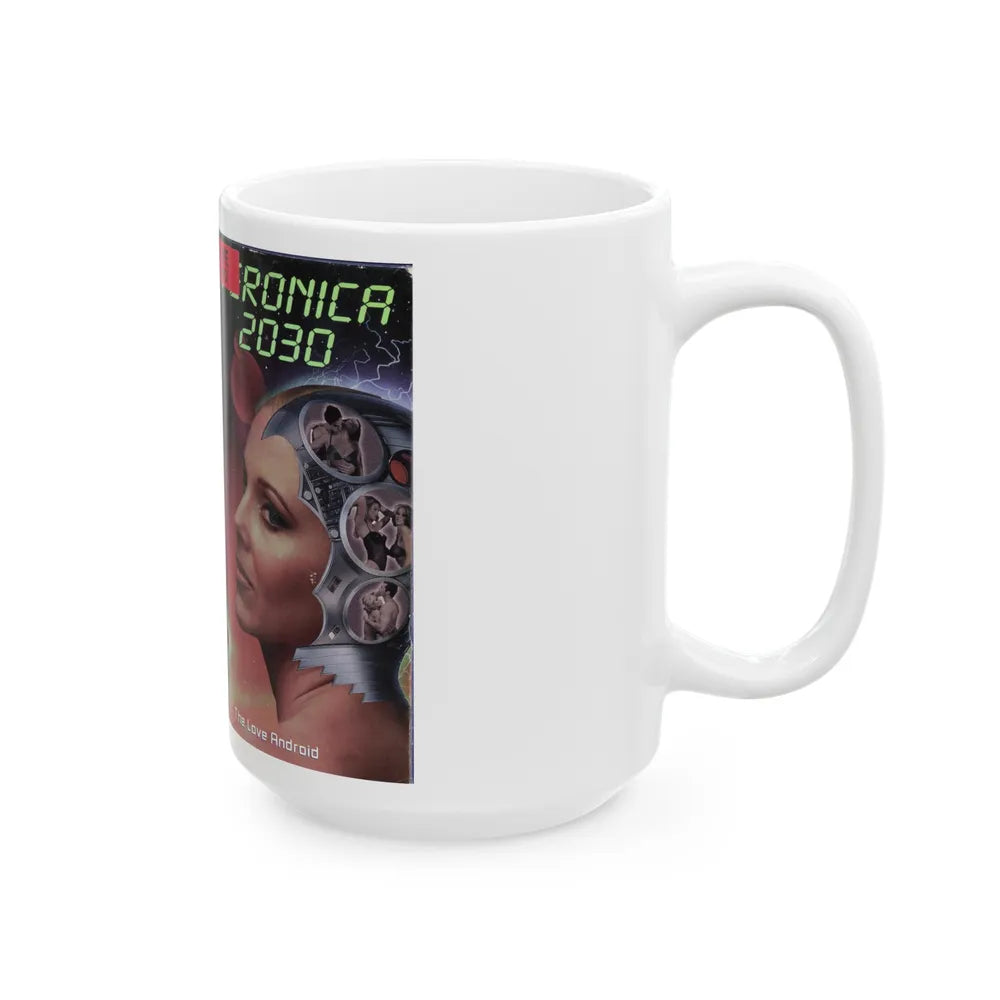 VERONICA 2030 (VHS COVER) - White Coffee Mug-Go Mug Yourself