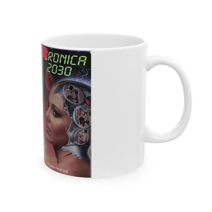 VERONICA 2030 (VHS COVER) - White Coffee Mug - Go Mug Yourself