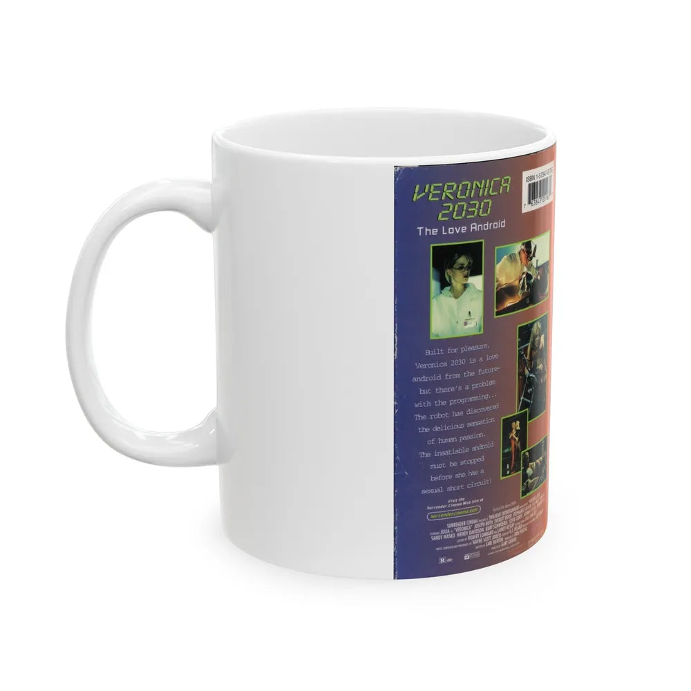 VERONICA 2030 (VHS COVER) - White Coffee Mug-Go Mug Yourself