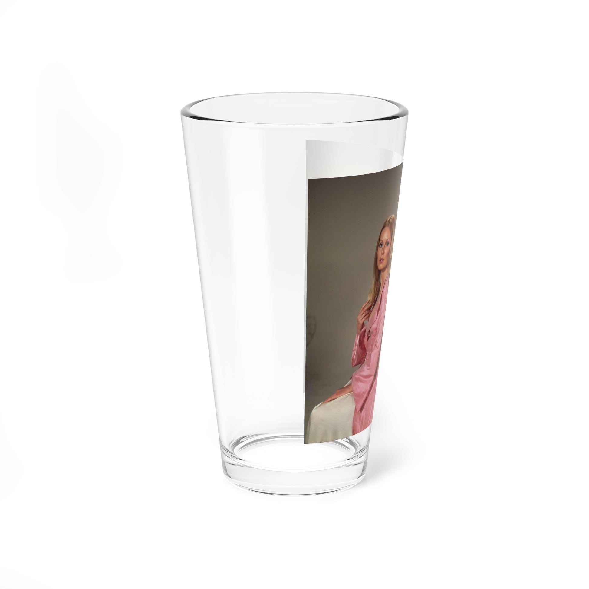 Veronica Carlson #101 with, Hammer Actress Kate O'Mara (Vintage Female Icon) Pint Glass 16oz-Go Mug Yourself