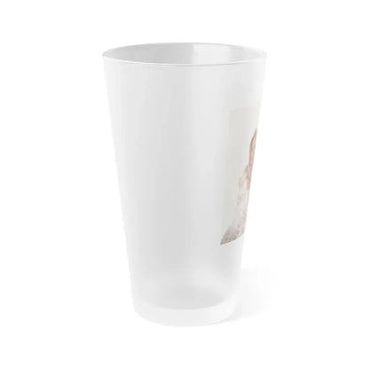 Veronica Carlson #102 with, Hammer Actress Kate O'Mara (Vintage Female Icon) Frosted Pint Glass 16oz - Go Mug Yourself