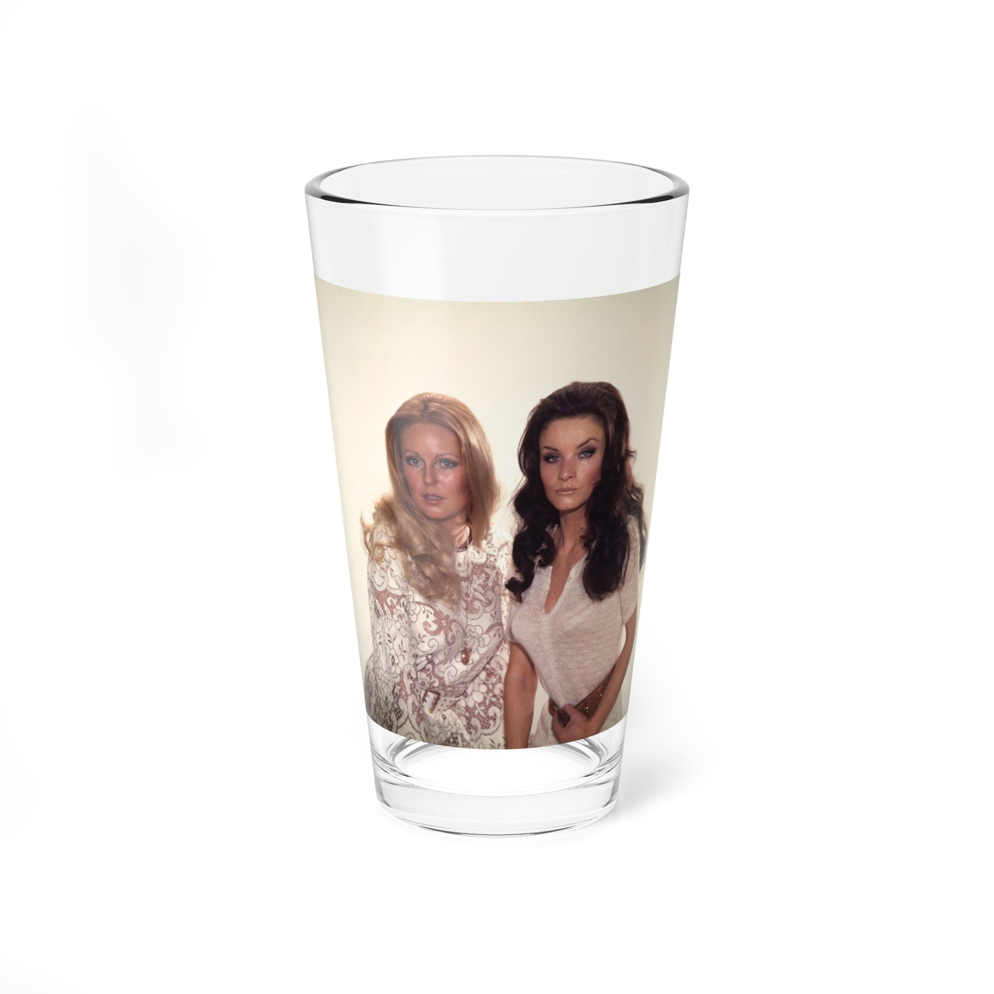 Veronica Carlson #102 with, Hammer Actress Kate O'Mara (Vintage Female Icon) Pint Glass 16oz-16oz-Go Mug Yourself