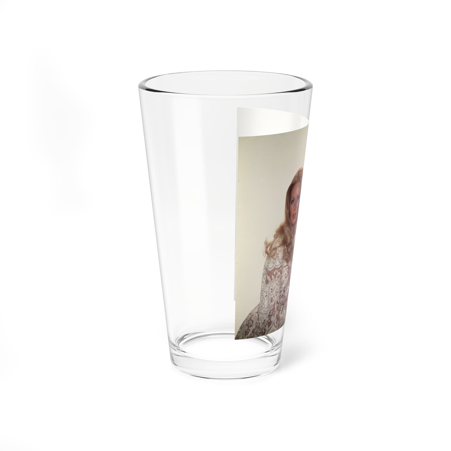 Veronica Carlson #102 with, Hammer Actress Kate O'Mara (Vintage Female Icon) Pint Glass 16oz-Go Mug Yourself