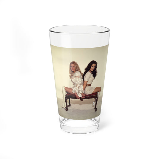 Veronica Carlson #103 with, Hammer Actress Kate O'Mara (Vintage Female Icon) Pint Glass 16oz-16oz-Go Mug Yourself