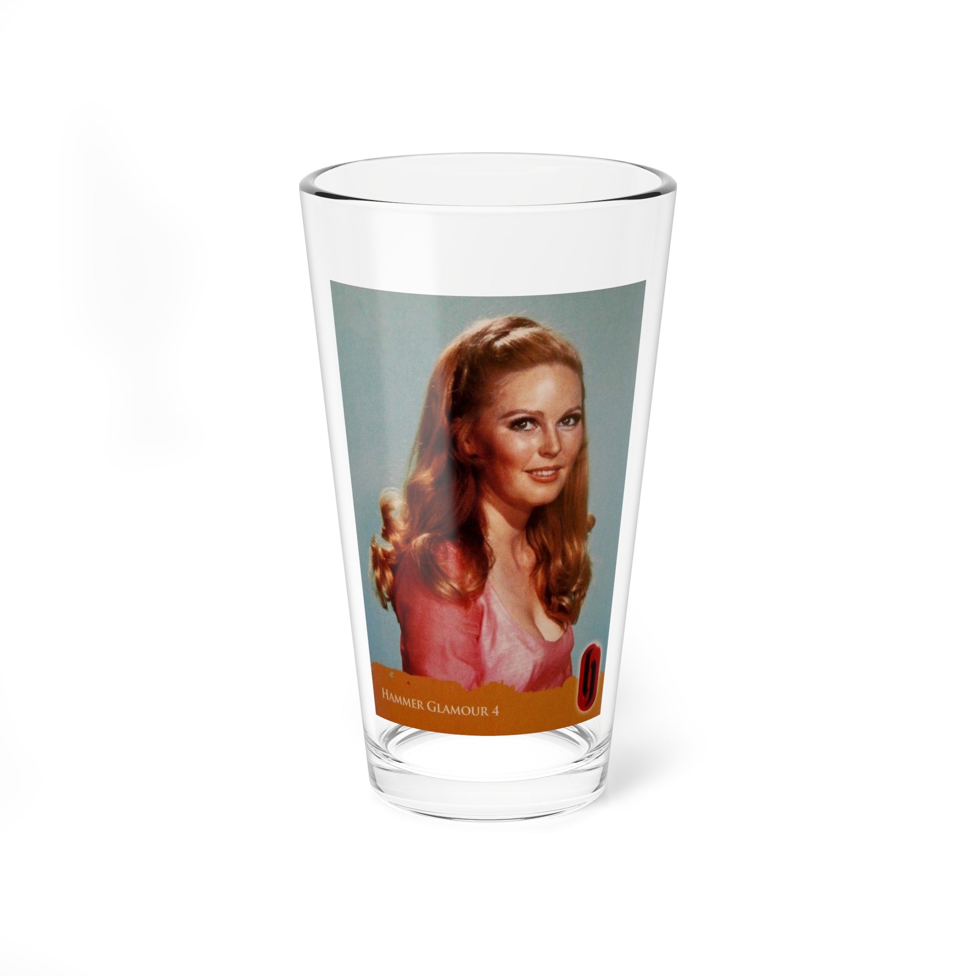 Veronica Carlson #104 (Vintage Female Icon) Pint Glass 16oz-16oz-Go Mug Yourself