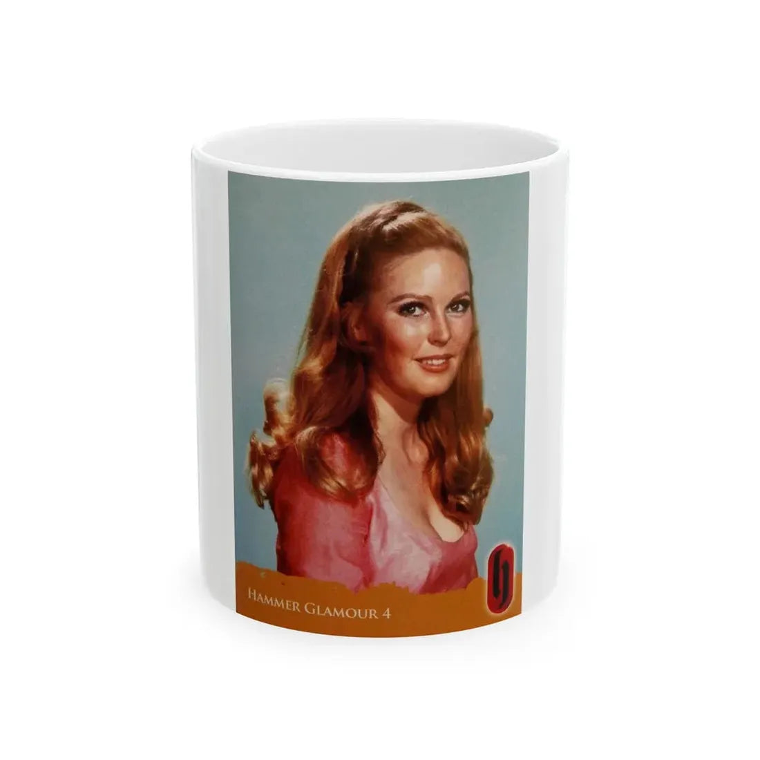 Veronica Carlson #104 (Vintage Female Icon) White Coffee Mug 11oz - Go Mug Yourself