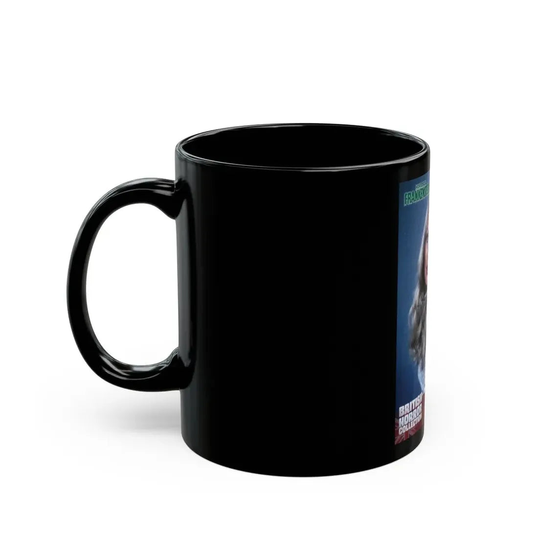 Veronica Carlson #105 (Vintage Female Icon) Black Coffee Mug - Go Mug Yourself
