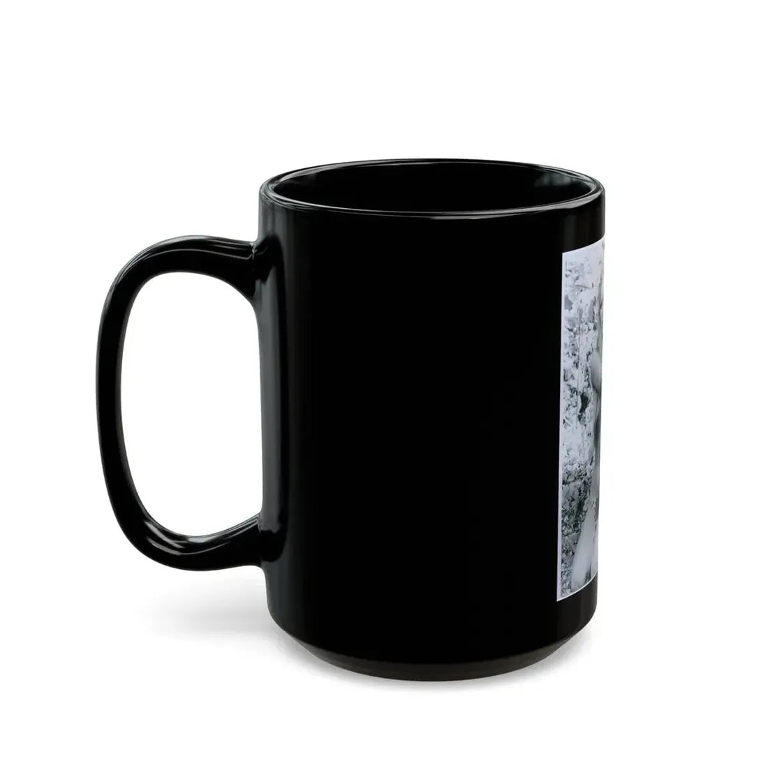 Veronica Carlson #108 (Vintage Female Icon) Black Coffee Mug - Go Mug Yourself