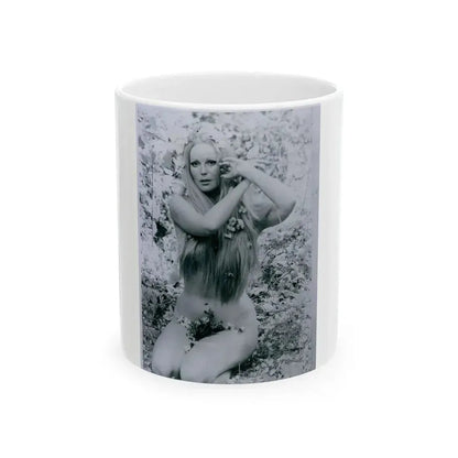 Veronica Carlson #108 (Vintage Female Icon) White Coffee Mug 11oz - Go Mug Yourself