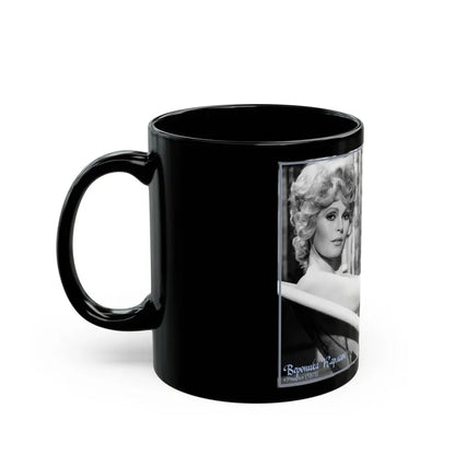 Veronica Carlson #110 (Vintage Female Icon) Black Coffee Mug - Go Mug Yourself